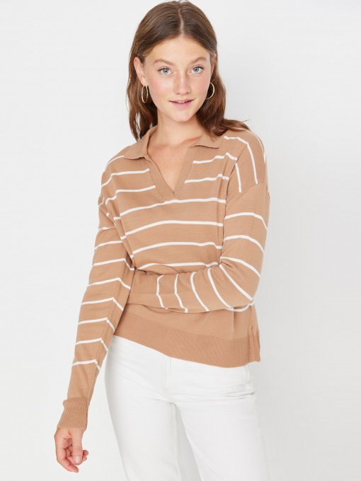 Джемпер Trendyol модель TWOAW22KZ0735/Camel Фото