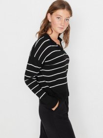 Джемпер Trendyol модель TWOAW22KZ0735/Siyah Джемпер Trendyol модель TWOAW22KZ0735/Siyah Фото