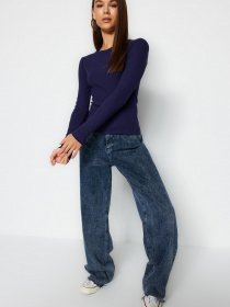 Лонгслив Trendyol модель TWOAW24BZ00066/Lacivert Фото