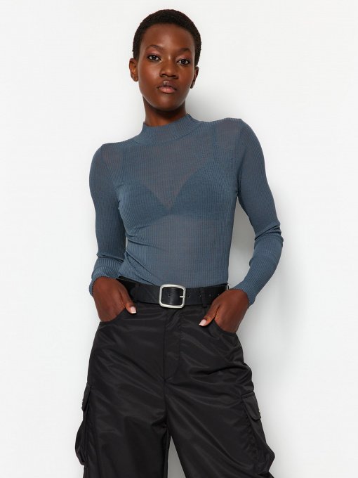 Водолазка Trendyol модель TWOAW24BZ00077/Petrol Фото