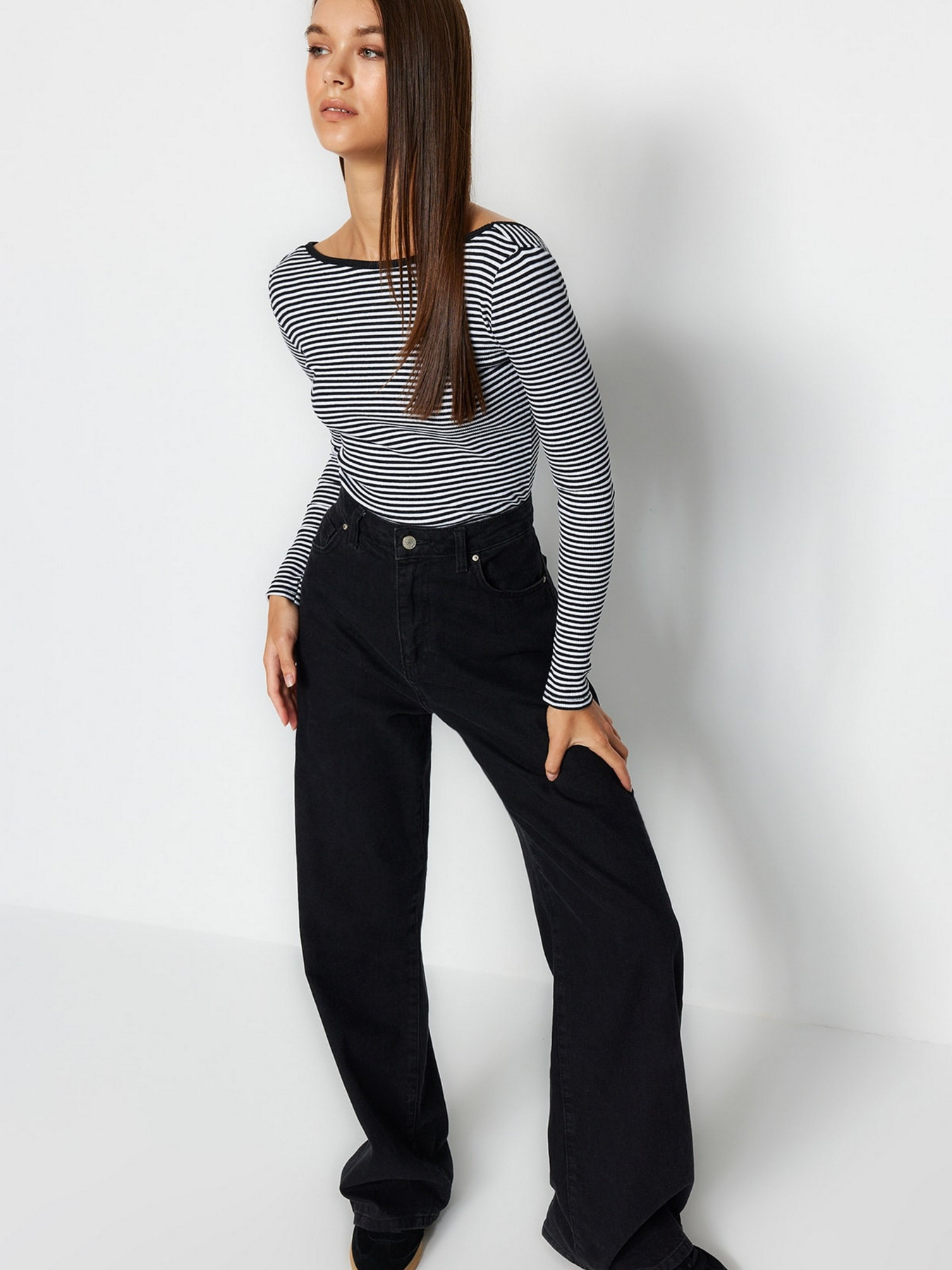 Лонгслив Trendyol модель TWOAW24BZ00105/Cok Renkli Фото