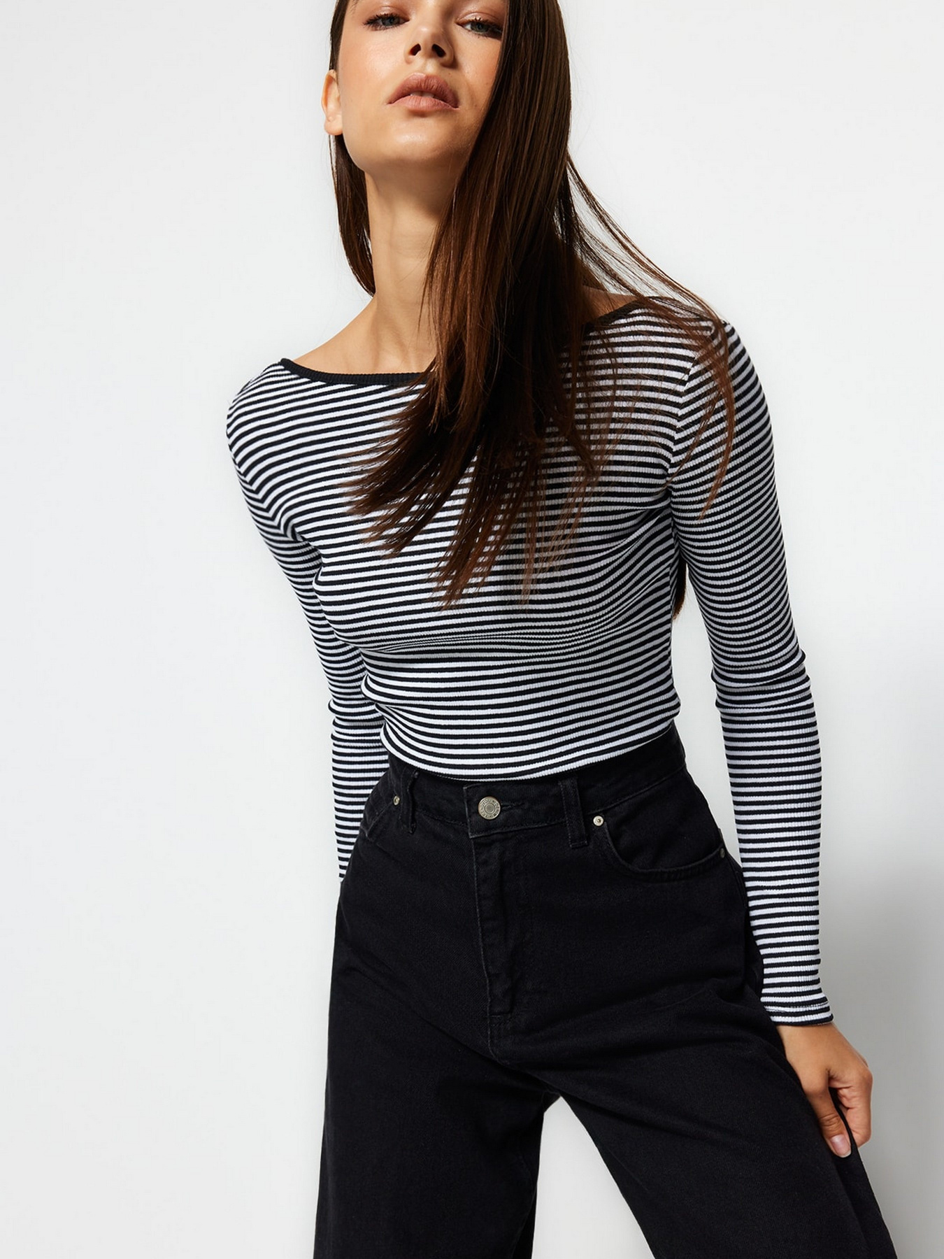 Лонгслив Trendyol модель TWOAW24BZ00105/Cok Renkli Фото