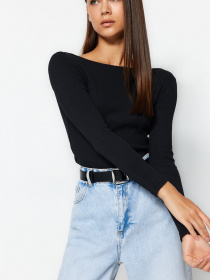 Лонгслив Trendyol модель TWOAW24BZ00105/Siyah Фото