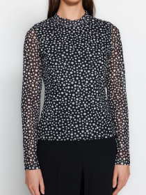 Лонгслив Trendyol модель TWOAW24BZ00138/Siyah Фото