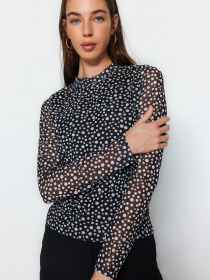 Лонгслів Trendyol модель TWOAW24BZ00138/Siyah Фото