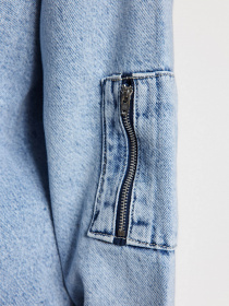 Бомбер Trendyol модель TWOAW24CE00006/Mavi Фото