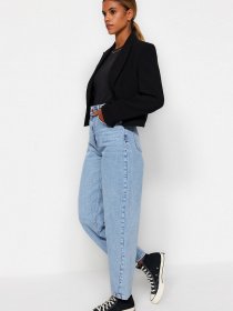 Широкі джинси Trendyol модель TWOAW24JE00055/Acık Mavi Фото