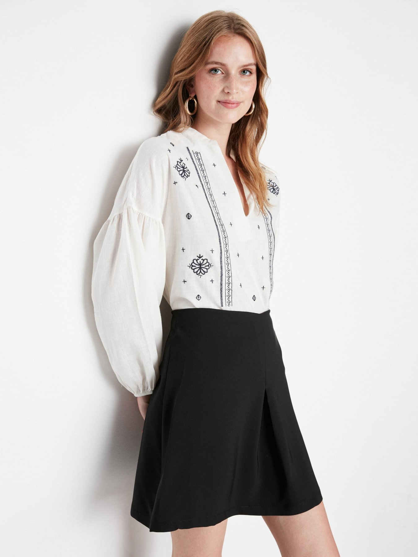 Блуза Trendyol модель TWOSS20BZ0284/Beyaz Фото