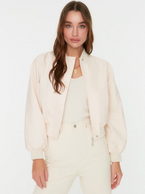 Бомбер Trendyol модель TWOSS22MO0099/Bej Фото