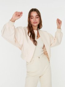 Бомбер Trendyol модель TWOSS22MO0099/Bej Фото