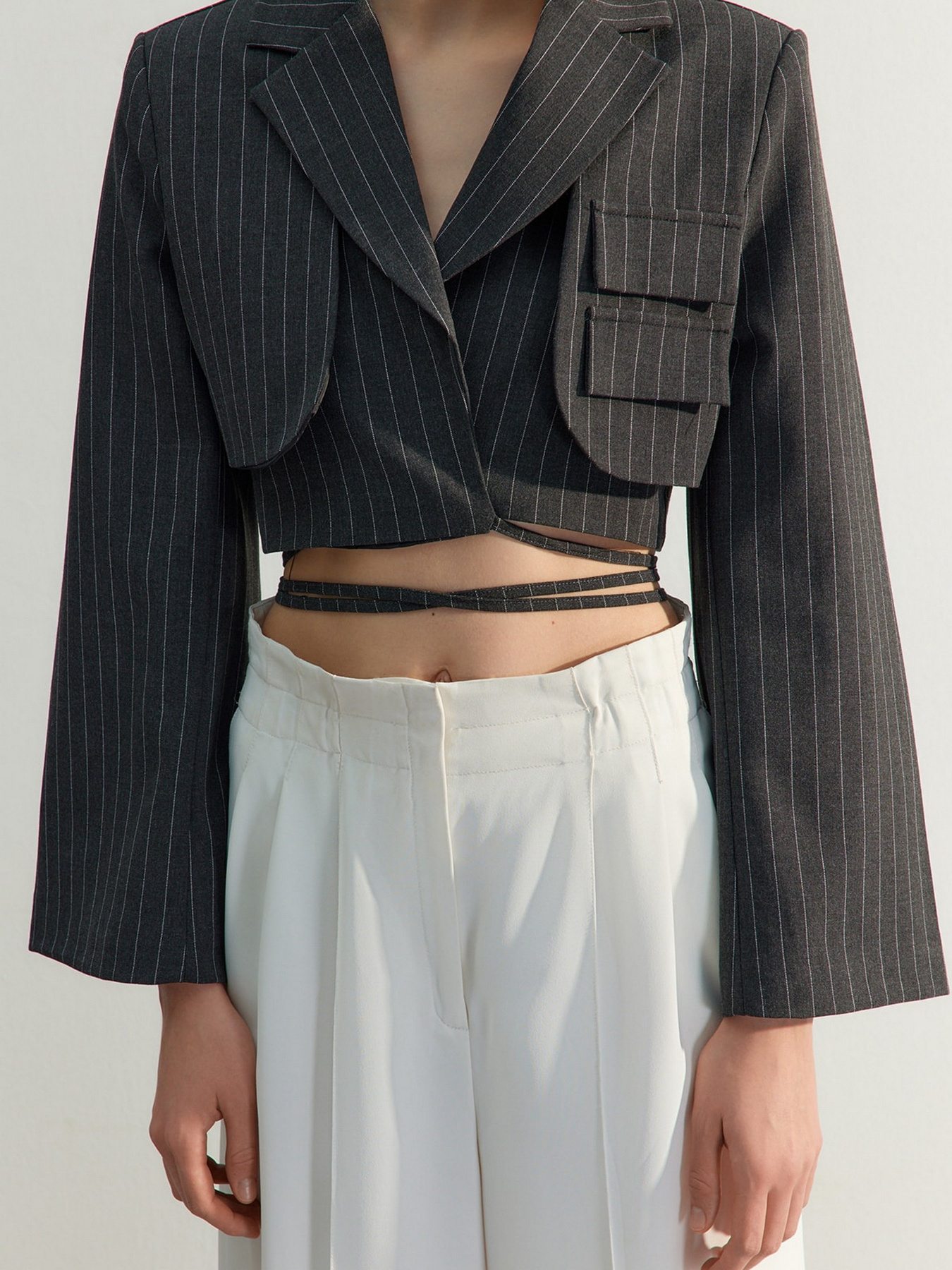 Блейзер Trendyol модель TWOSS23BC00123/Gri Фото