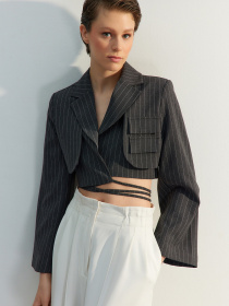 Блейзер Trendyol модель TWOSS23BC00123/Gri Фото