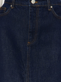 Джинсовая юбка Trendyol модель TWOSS23ET00290/Koyu Mavi Фото