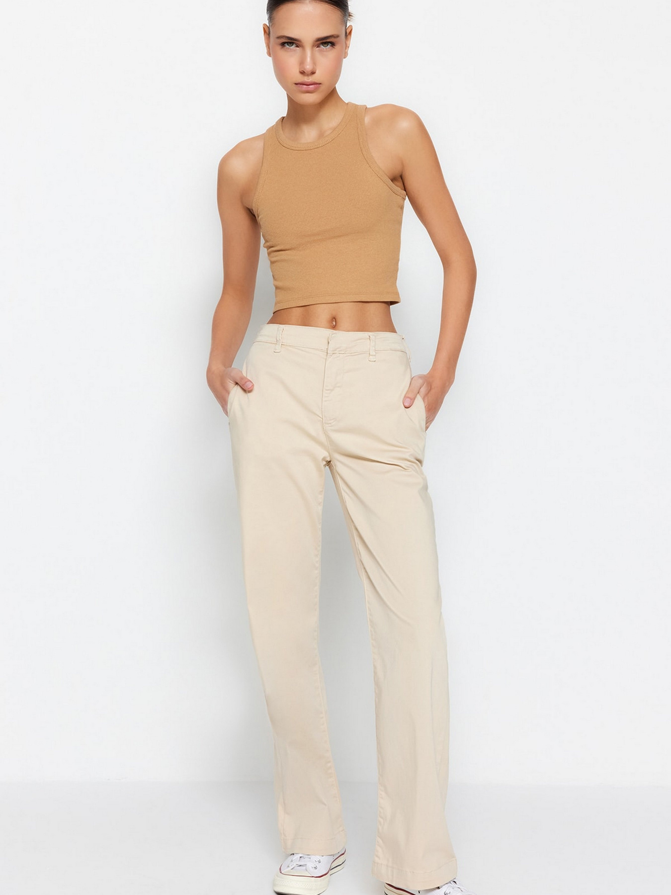 Широкие джинсы Trendyol модель TWOSS23JE00209/Tas Фото