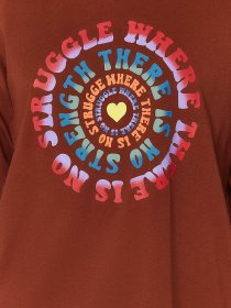 Футболка Trendyol модель TWOSS23TS00250/Kahverengi Фото