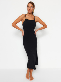 Сукня міді Trendyol модель TBESS23EL00116/Siyah Сукня міді Trendyol модель TBESS23EL00116/Siyah Фото