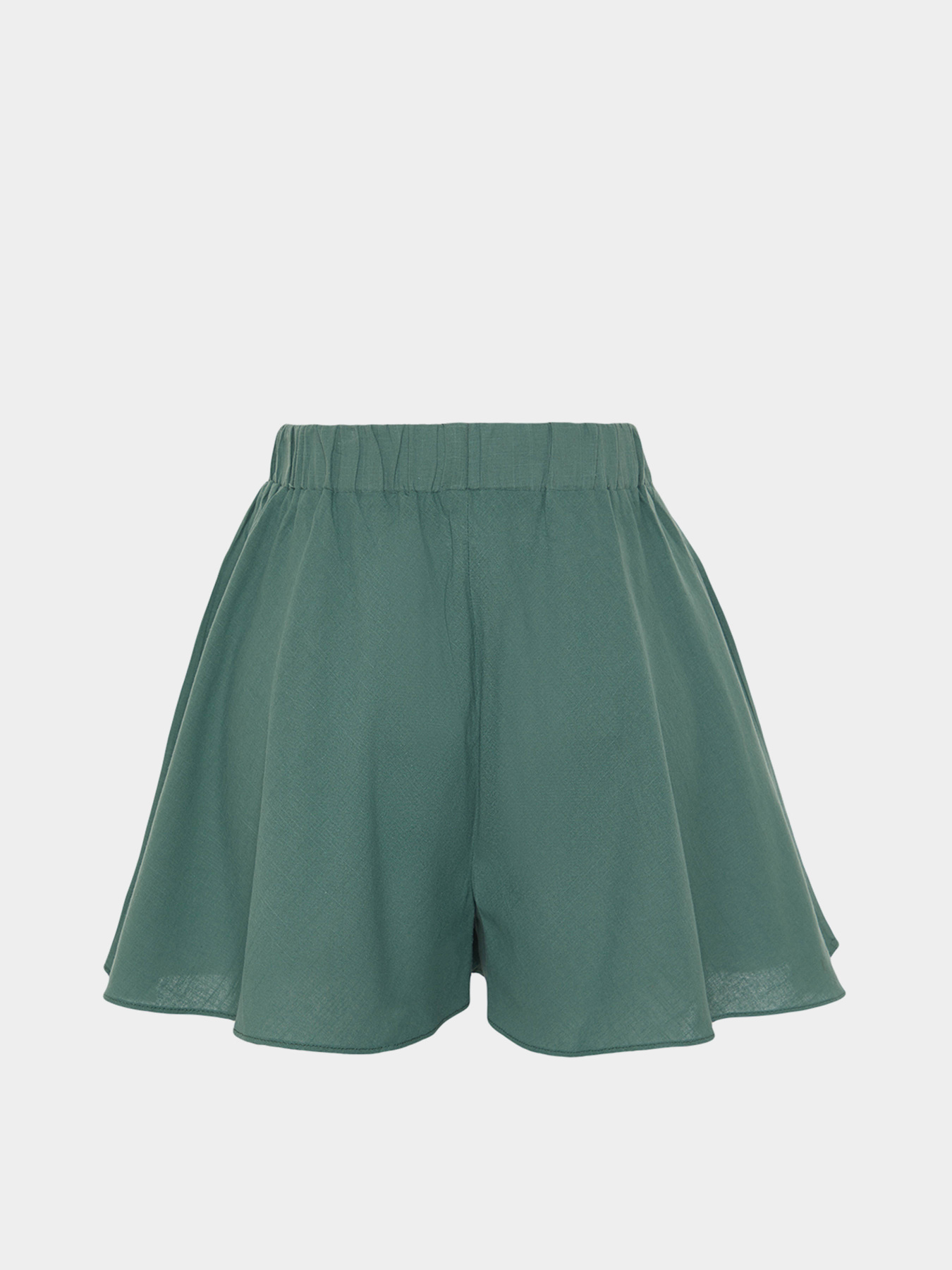 Юбка-шорты Trendyol модель TBESS24SR00001/Haki*002 Юбка-шорты Trendyol модель TBESS24SR00001/Haki*002 Фото