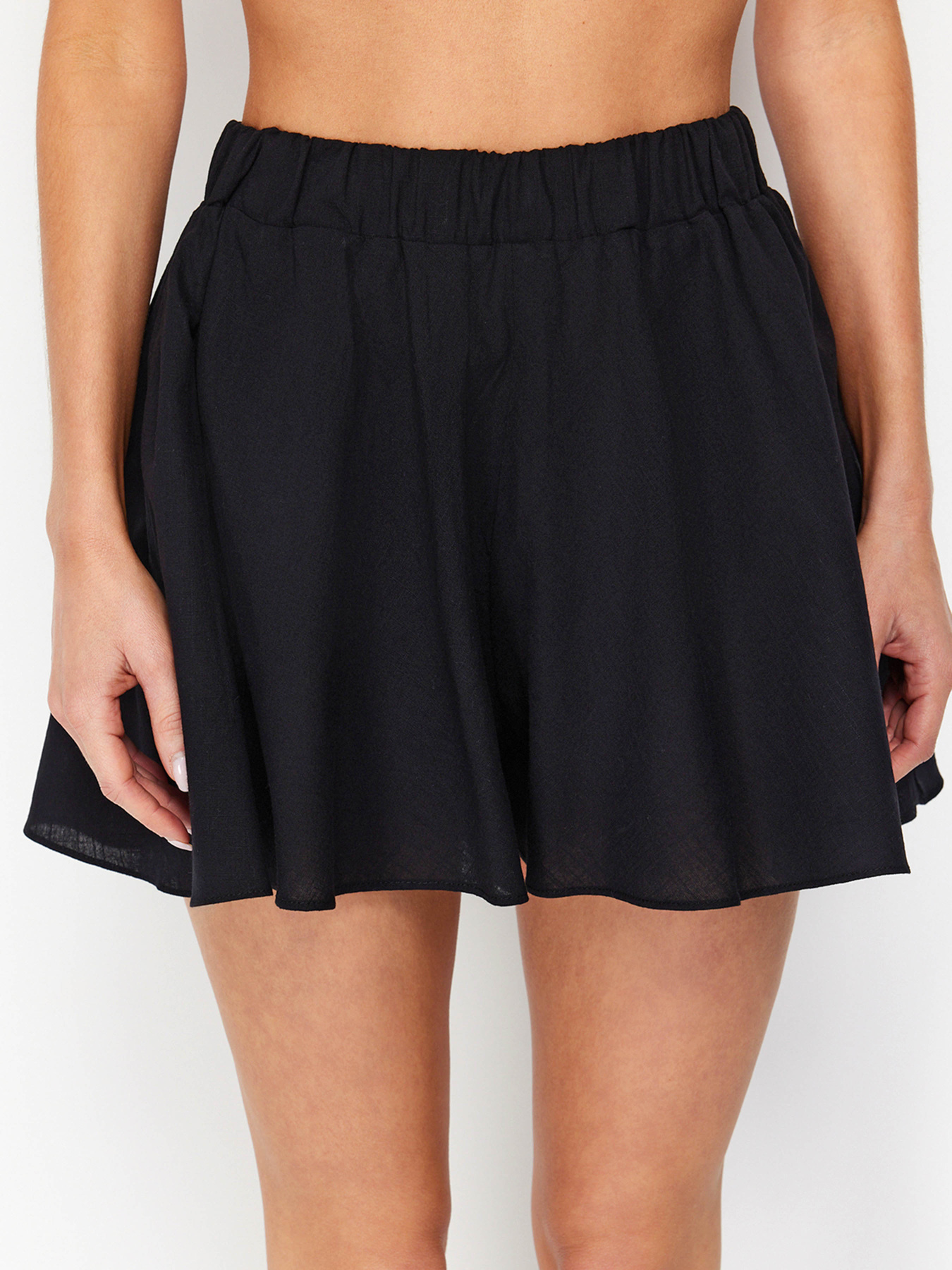Юбка-шорты Trendyol модель TBESS24SR00001/Siyah*001 Фото