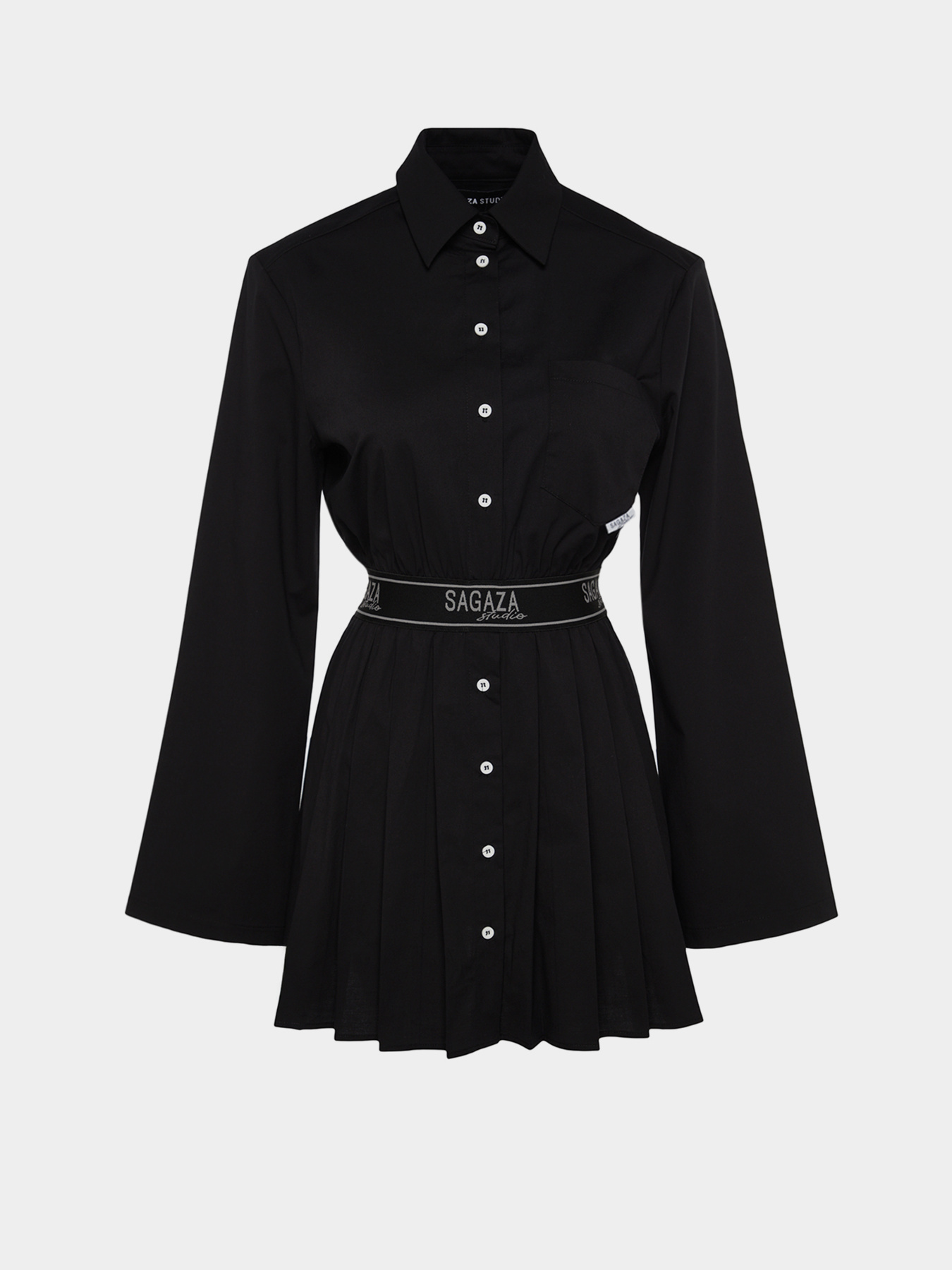 Платье мини Trendyol модель TCLAW24EL00000/Siyah Фото