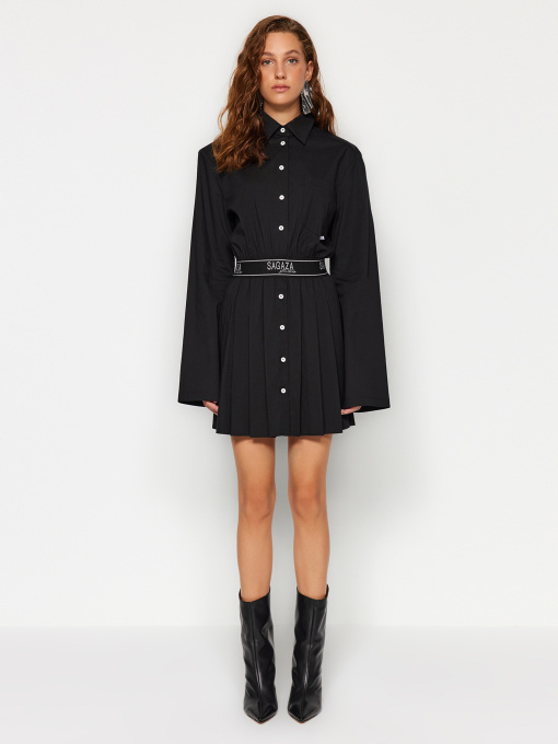 Сукня міні Trendyol модель TCLAW24EL00000/Siyah Фото