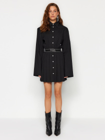 Сукня міні Trendyol модель TCLAW24EL00000/Siyah Фото