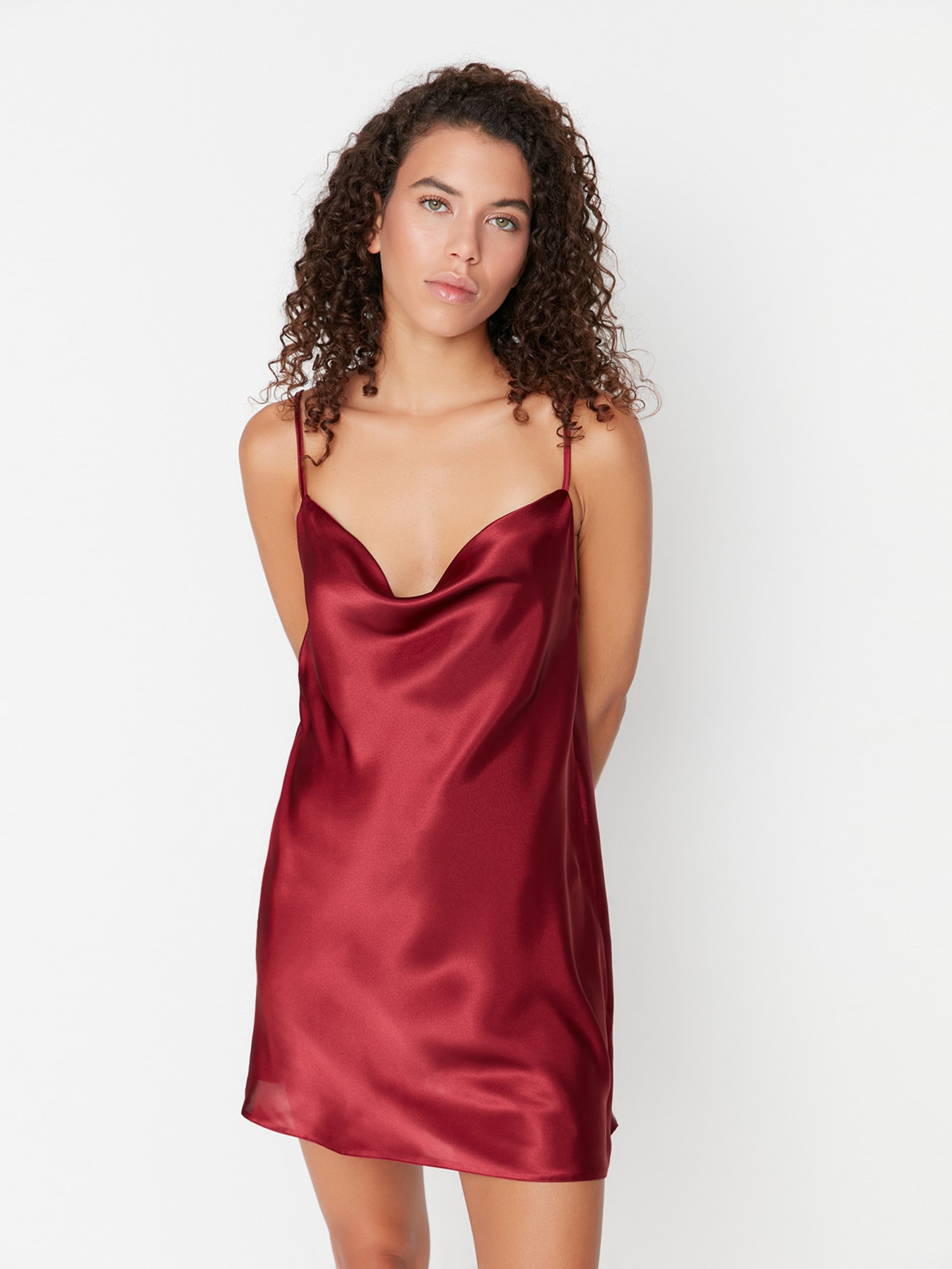 Ночная рубашка Trendyol модель THMSS22GC0018/Bordo Фото