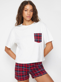 Пижама Trendyol модель THMSS24PT00037/Beyaz Фото