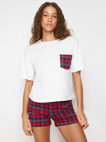 Піжама Trendyol модель THMSS24PT00037/Beyaz Фото