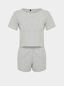 Піжама Trendyol модель THMSS24PT00126/Gri Melanj Фото