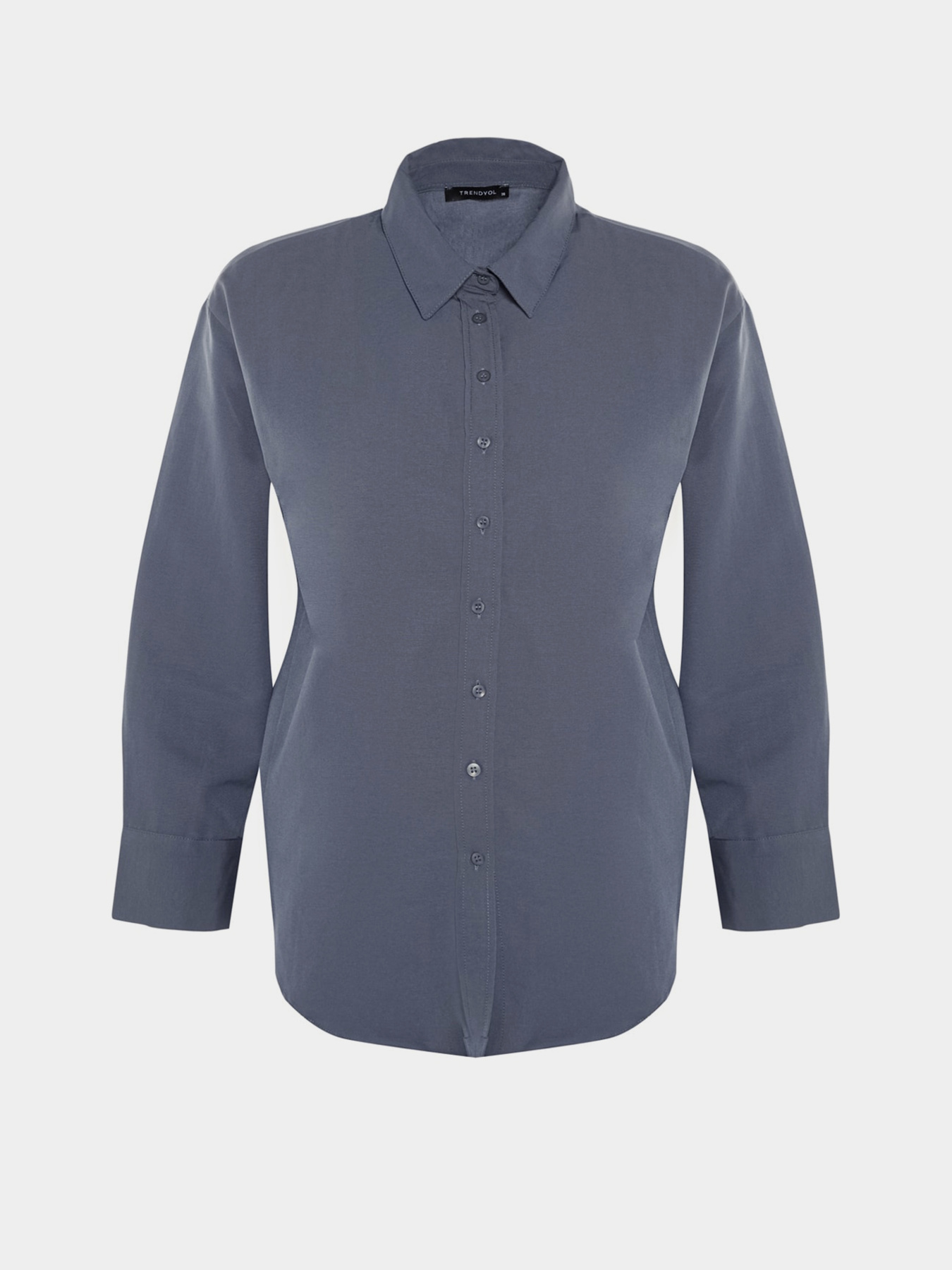 Рубашка Trendyol модель TWOAW20GO0107/Antrasit Фото