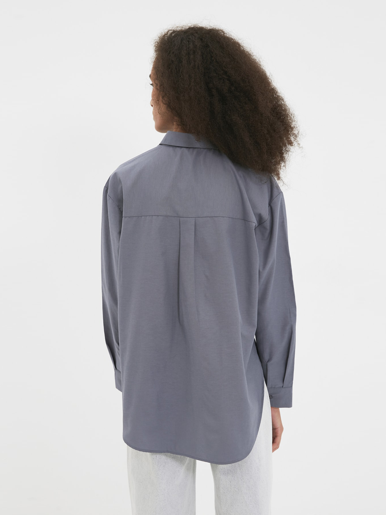 Рубашка повседневная Trendyol модель TWOAW20GO0107/Antrasit Фото