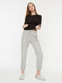 Брюки повседневные Trendyol модель TWOAW21EA0168/Gri Фото