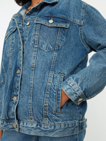 Джинсова куртка Trendyol модель TWOAW22CE0364/Mavi Фото