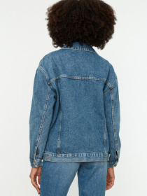 Джинсова куртка Trendyol модель TWOAW22CE0364/Mavi Фото