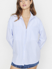 Рубашка Trendyol модель TWOAW23GO00359/Mavi Фото