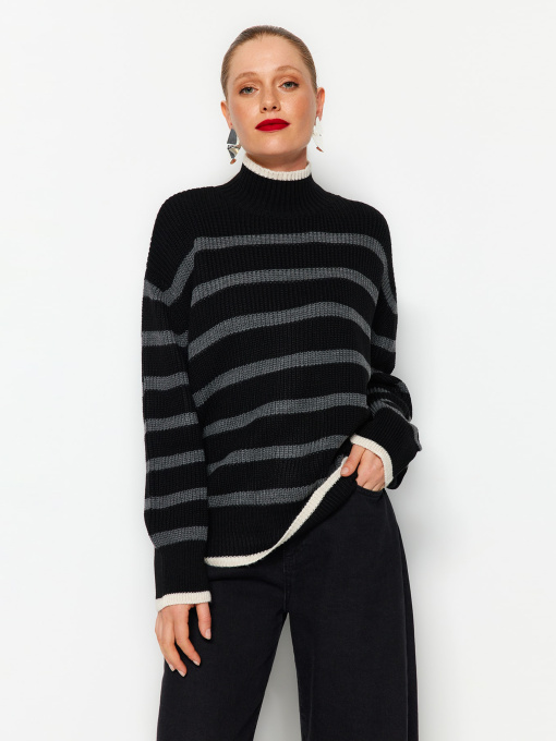 Свитер Trendyol модель TWOAW23KZ01446/Siyah Фото