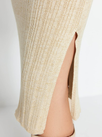 Платье миди Trendyol модель TWOAW24EL00047/Bej Фото