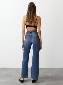 Широкі джинси Trendyol модель TWOAW24JE00073/Mavi Фото