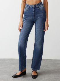 Широкие джинсы Trendyol модель TWOAW24JE00073/Mavi Фото