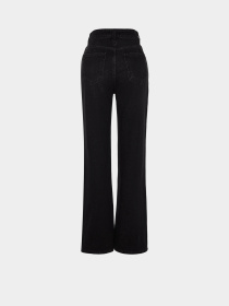 Широкі джинси Trendyol модель TWOAW24JE00073/Siyah Фото