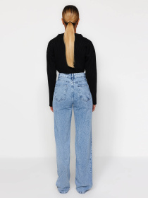 Широкі джинси Trendyol модель TWOAW24JE00074/Acik Mavi Фото