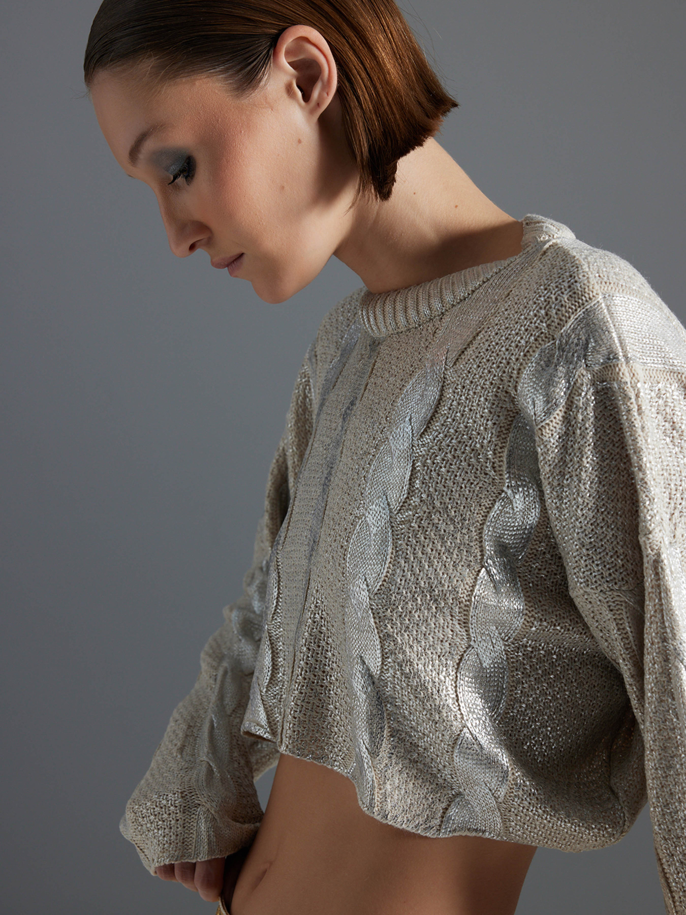 Джемпер Trendyol модель TWOAW24KZ01074/Tas Джемпер Trendyol модель TWOAW24KZ01074/Tas Фото