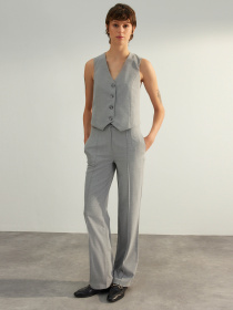 Класичний жилет Trendyol модель TWOAW24YE00061/Gri Фото