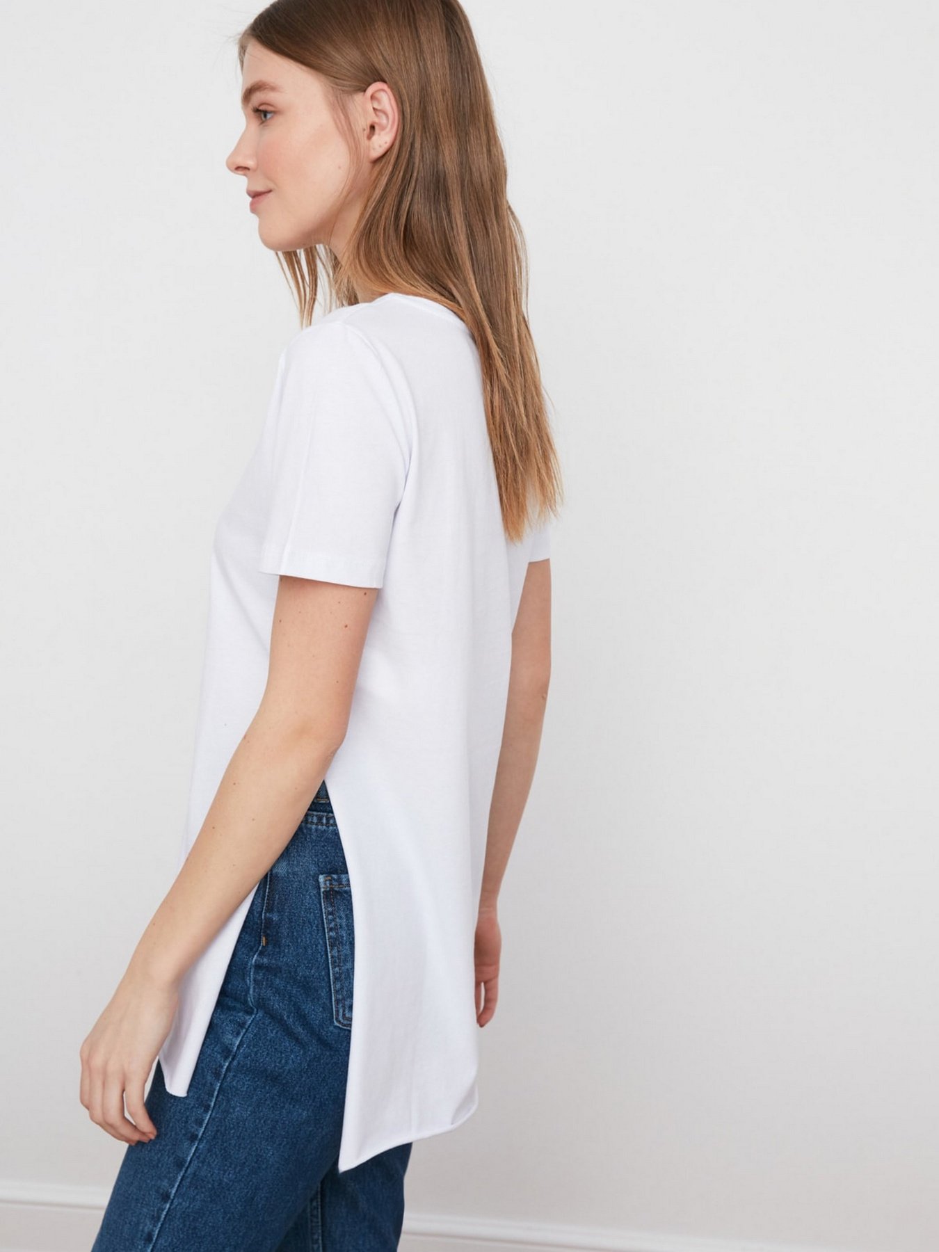 Футболки и поло Trendyol модель TWOSS20TS0829/Ekru Фото