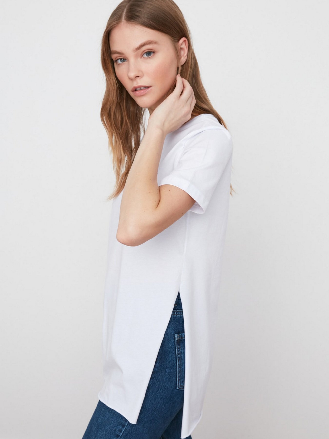 Футболки и поло Trendyol модель TWOSS20TS0829/Ekru Фото