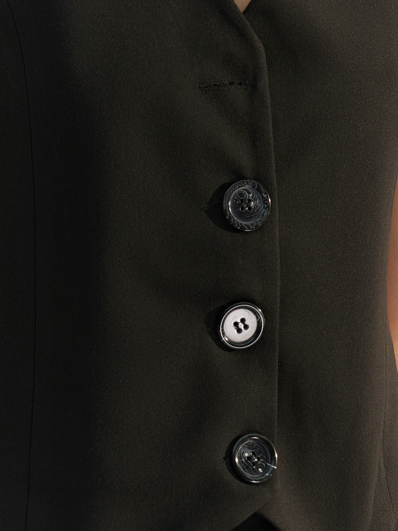 Жилет классический Trendyol модель TWOAW24YE00061/Siyah Фото