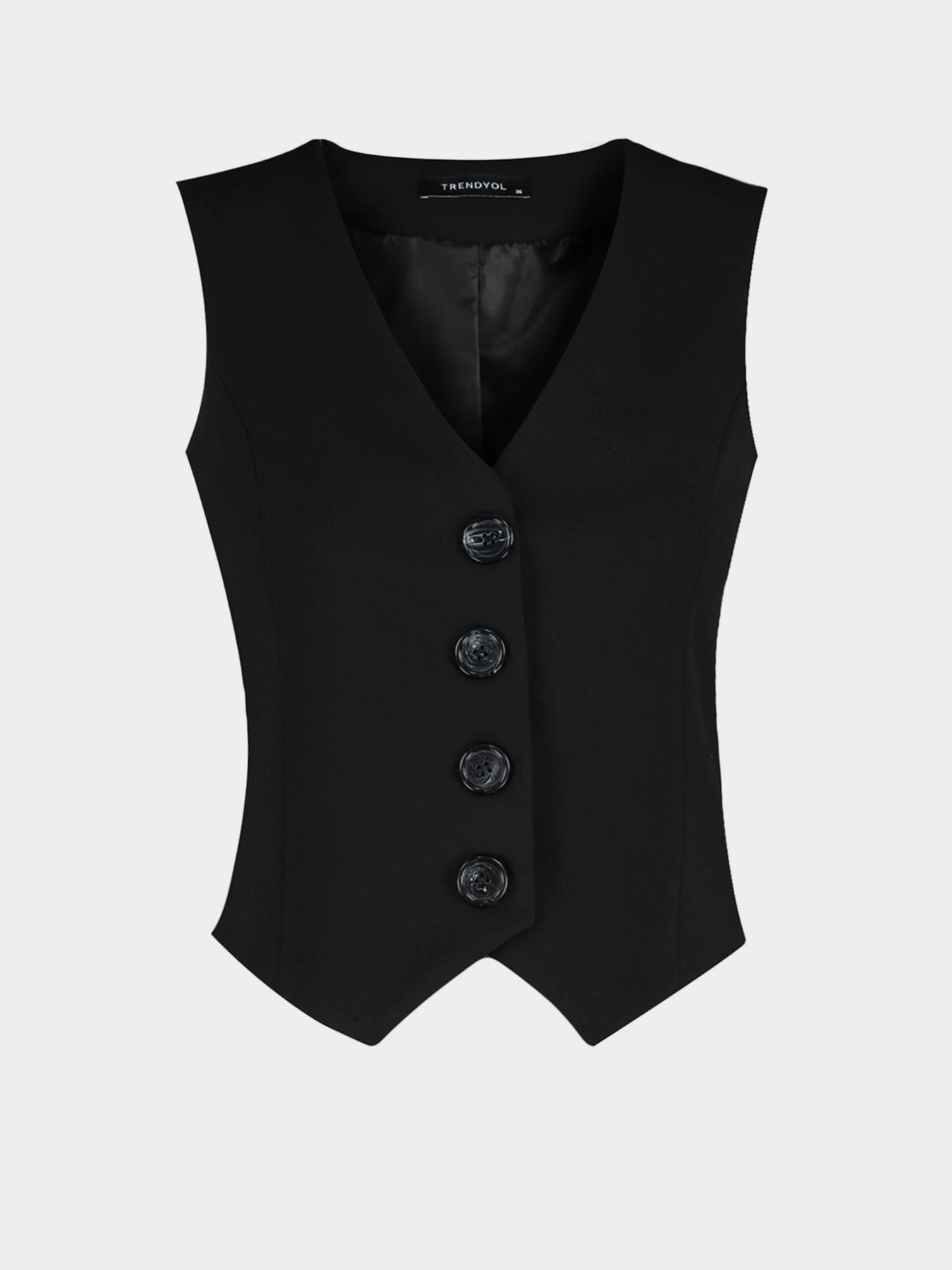 Классический жилет Trendyol модель TWOAW24YE00061/Siyah Фото