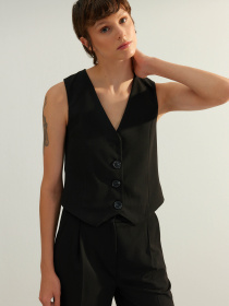 Классический жилет Trendyol модель TWOAW24YE00061/Siyah Фото