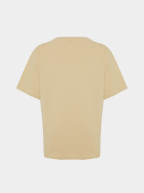 Футболка Trendyol модель TWOSS20TS0134/Koyu Bej Фото