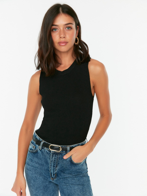 Майка Trendyol Модель TWOSS21BZ0098/Siyah Фото